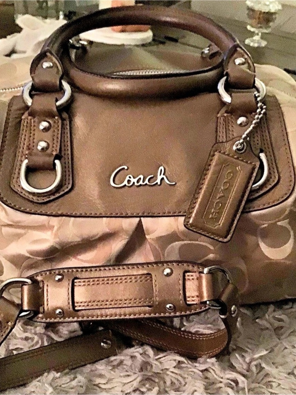 Coach Satchel Brown Like New